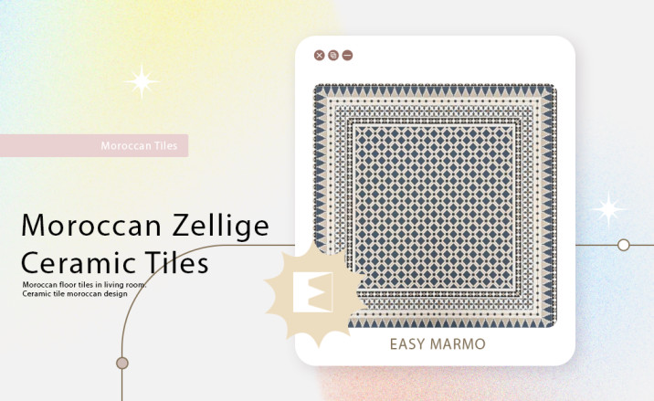 Dive into Tranquility with Moroccan Zellige Blue Ceramic Tiles