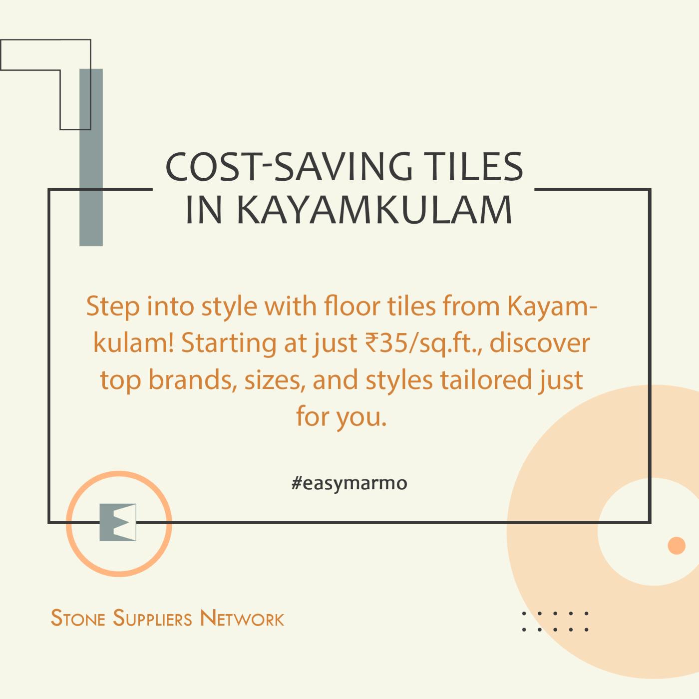 Explore the Best Prices for Floor Tiles in Kayamkulam!