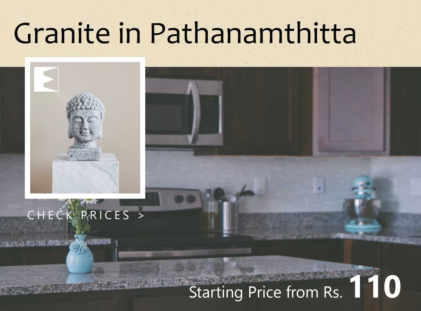 Granite Price in Pathanamthitta | Starting at 110 INR